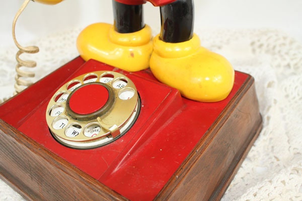 Mickey Mouse Phone, Walt Disney Phone, Disney Collectible Mickey Mouse Phone, Walt Disney Phone, Disney Collectible