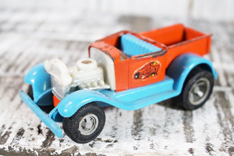 1960/'s Tonka Toy Car Red and Turquoise Rat Rod Tonka /'Scorcher/' Hot Rod
