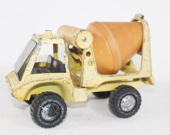 Yellow Cement Truck, Vintage Toy