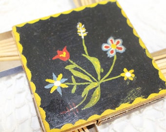 Match Box, Folk Art Match Box, Vintage