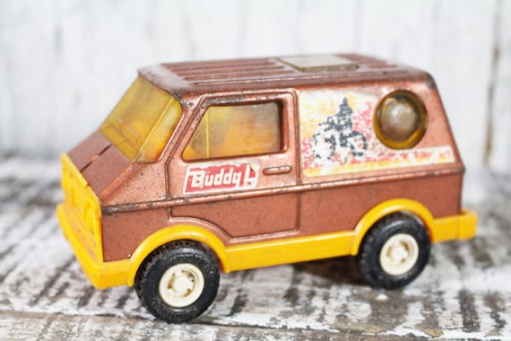 ミニカー Buddy L Buddy L Van, 1970's Groovy Hippy Van, Scooby Doo Van, Metal