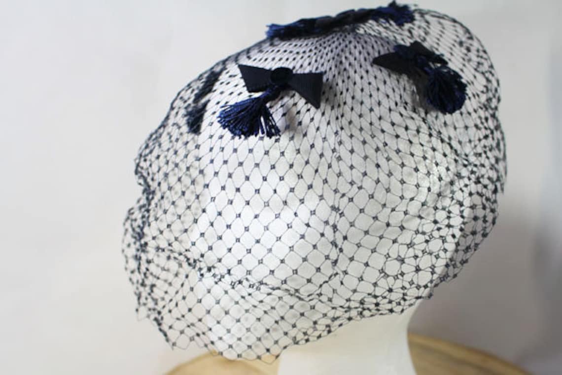 4 Net Hats Vintage Hat Netted Hats Hat Nets Etsy