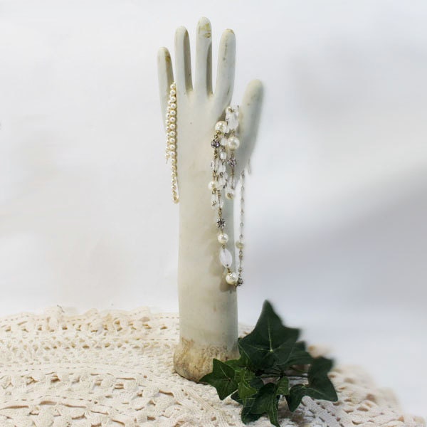 Glove Mold, Porcelain, Vintage