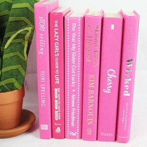 6 Light Pink, Bright Pink or Mixed Pink Books, Your Choice BRIGHT pink