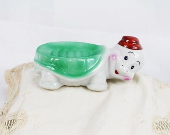 Turtle Soap Dish or Trinket Dish, Vintage Ring DIsh