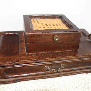 Men&#39;s Jewelry Box, Knick Knack Box, Coin Catcher, Vintage