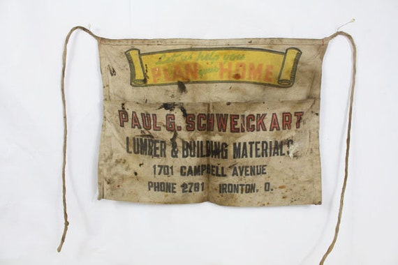 Vintage Lumber Apron - Etsy