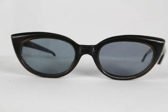 Black Cat Eye Sunglass Frames, Cat Eye Glasses, B… - image 2