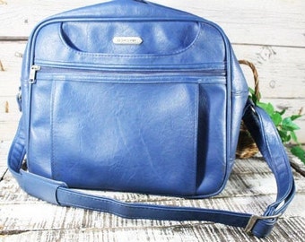 Samsonite Concord Carry On, Royal Blue Overnight Bag, Samsonite Tote, Samsonite Shoulder Bag, Vintage Samsonite