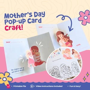 Mother&#39;s Day Pop-Up Card for Kids | Sunday School Mother&#39;s Day Craft | Proverbs 31:28