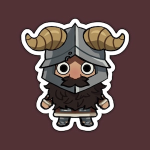 Senshi stickers | Dungeon Meshi Fan Art | Cute Anime Waterproof Vinyl Die Cut Sticker for Laptop, Decals, or Water Bottle