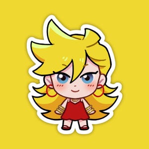 Panty | Panty & Stocking with Garterbelt Fan Art | Cute Anime Waterproof Vinyl Die Cut Sticker for Laptop, Decals, or Water Bottle