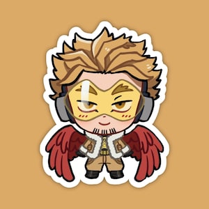 Keigo Takami Hawks | MHA Fan Art | Cute Anime Waterproof Vinyl Die Cut Sticker for Laptop, Decals, or Water Bottle