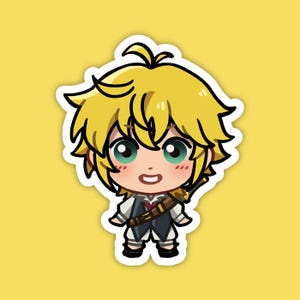 Meliodas | The Seven Deadly Sins | Cute Anime Waterproof Vinyl Die Cut Sticker for Laptop, Decals, or Water Bottle