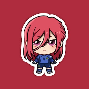 Hyoma Chigiri | Blue Lock Fan Art | Cute Anime Waterproof Vinyl Die Cut Sticker for Laptop, Decals, or Water Bottle
