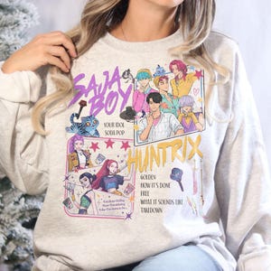 Saja Boys Boy Band Shirt, Kpop Demon Hunters Movie Shirt, Bootleg Retro Movie Shirt, Demon Hunters Merch Shirt