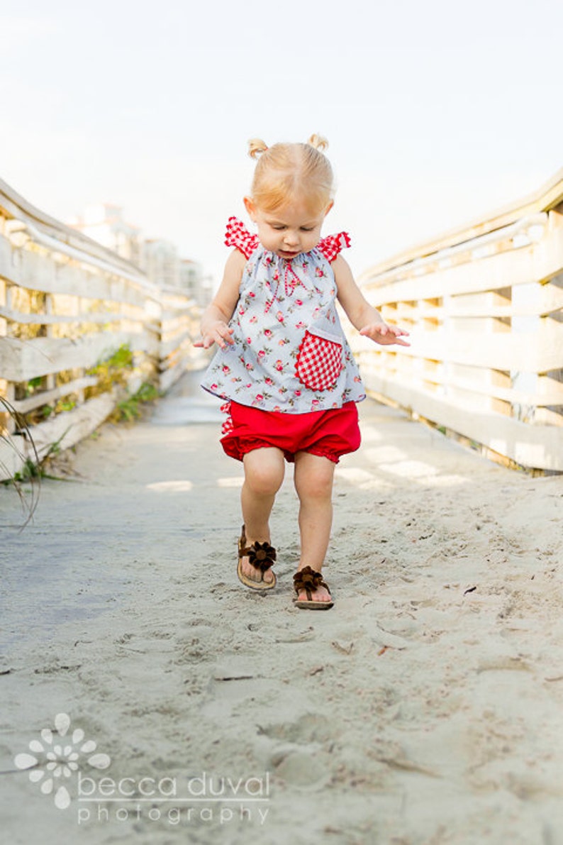 Angel Wing Top PDF Pattern and Video Tutorial 12 month 2 3 4 5 6 7 8 Instant Download image 3