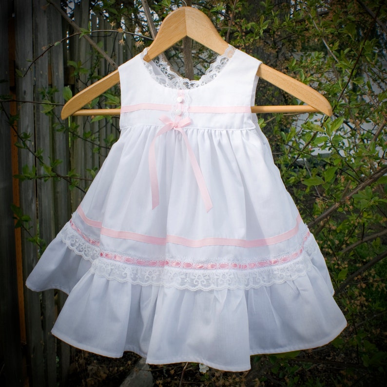 PDF Sewing Pattern Baby Slip Dress With Bloomers 03 Months to Etsy