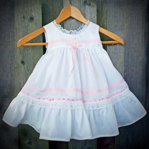 PDF Sewing Pattern Baby Slip Dress with Bloomers 0-3 Months to 24 Months image 3