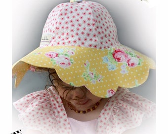 Sunhat Sun Hat - Daisy Doodle Sun Hat PDF Pattern - Infant through Adult size
