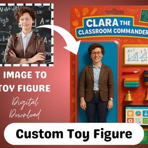 Custom Toy Figure Digital, Personalized Action Figure Design, Personalized Digital Figure Art, Personalized Digital Figure Portrait