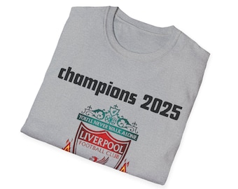 Liverpool FC Champions 2025 T-Shirt: Unisex Football Tee