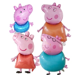 Set di palloncini di Peppa Pig da 4 pezzi