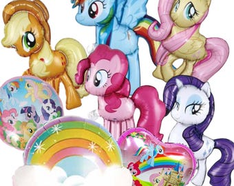 Little Pony Birthday Balloon Set