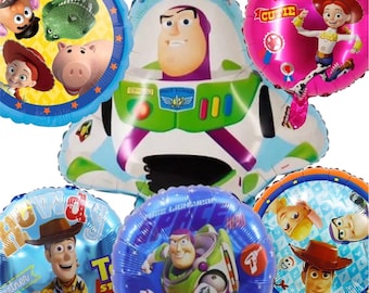 6 piece Toy Story Character Balloon Set