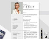 Bewerbungsvorlage Deutsch, Lebenslauf Vorlage Word, Apple Pages, Cv Vorlage Anschreiben, Anlagen, Deckblatt, Motivationsschreiben, Bewerbung