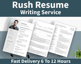 Resume Writer, Rush Resume Writing Service (24h), CV Writer, Resume Writing, ATS Friendly, Photo Resume, Professional Resume, Minimal Resume