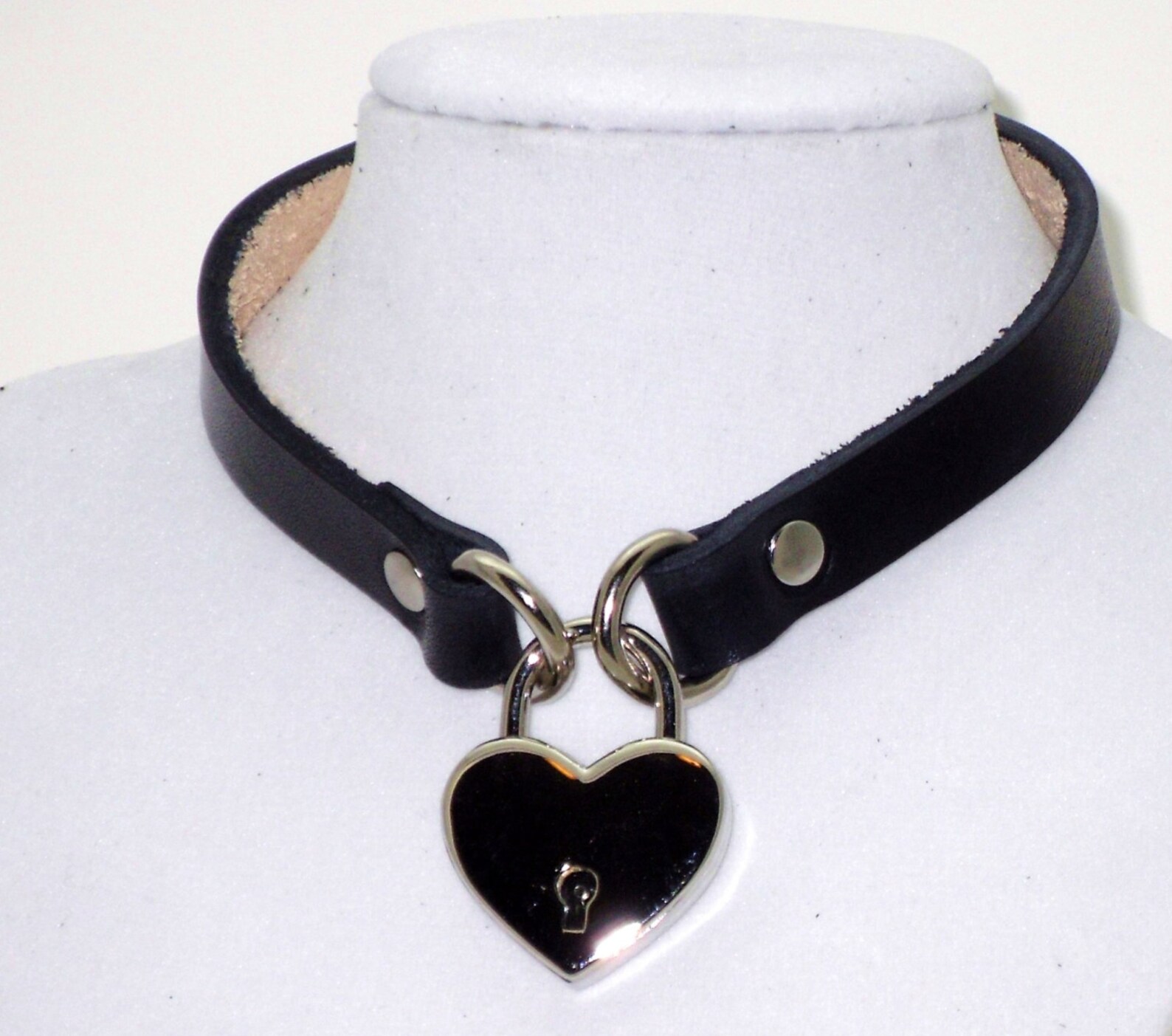 Locking Submissive Collar lock included Free US Shipping Etsy