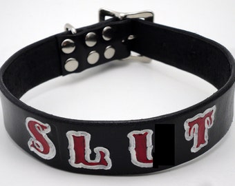 BDSM bondage slave collar sl-t - Free US Shipping