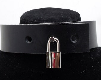 BDSM Small Shiny Square Nickel Padlock - Free US Shipping