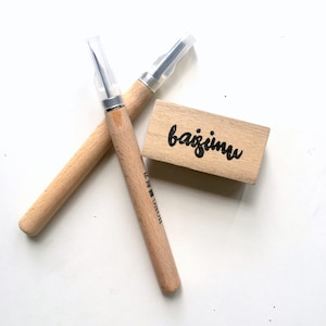 Make it yourself - Rubber stamp carving set for beginners/ rubber stamp kit/ handmade kit/ rubber stamp supplies/ stamp carving blocks/ DIY