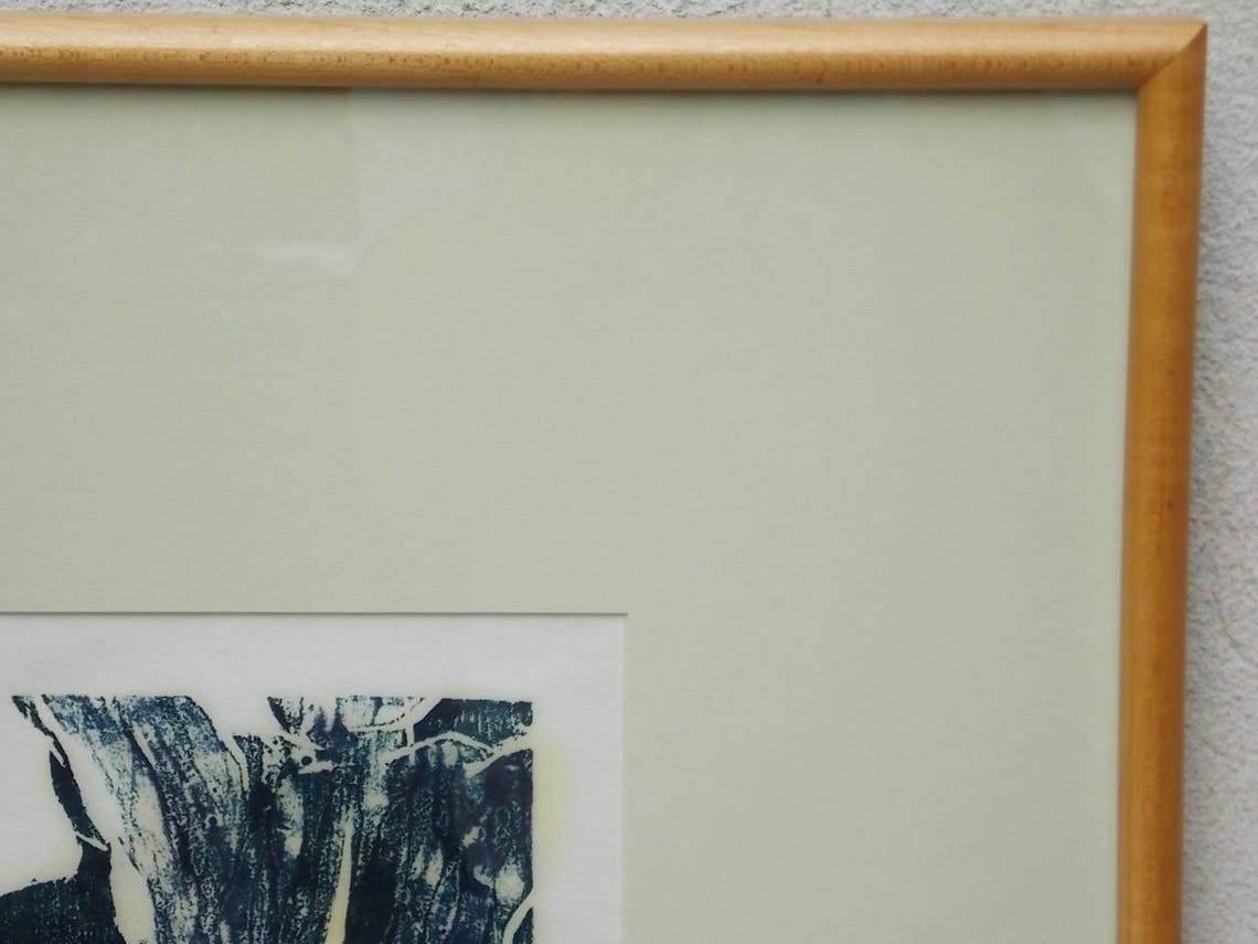 Framed Signed Original Print a Man & A Woman - Etsy