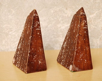 Jaru Ceramic Volcano Rock Bookends