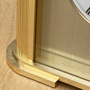 Seiko Brass Rectangular World Desk Table Clock image 4