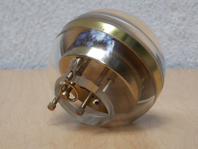 Mid Century Linden Blackforest Round Bubble Alarm Clock image 4