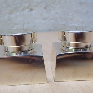 Deluxe Chrome Mixed Metals Salt & Pepper Shakers, Set of Two image 7