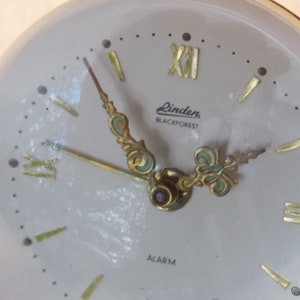 Mid Century Linden Blackforest Round Bubble Alarm Clock image 6