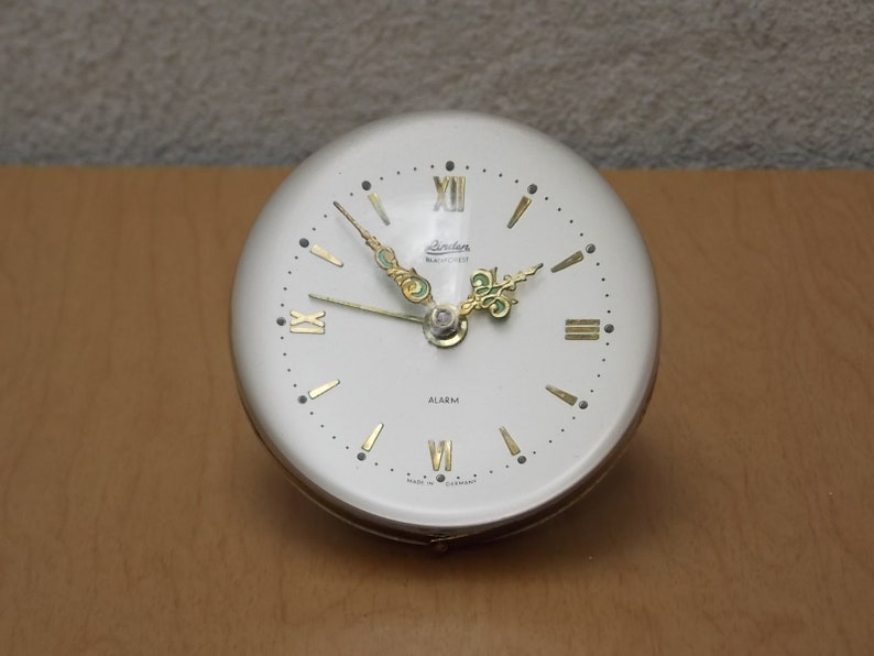 Mid Century Linden Blackforest Round Bubble Alarm Clock image 3