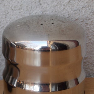 Danish Modern Stainless Steel Salt and Pepper Set image 4