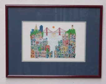 City By the Bay by Daniel Wehr - San Francisco Cityscape in Multicolors