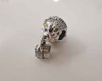 Pandora Disney Pixar up House & Balloons Enamel Charm Pandora
