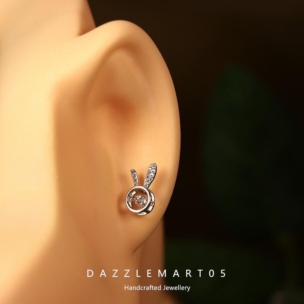 Orecchini A Perno Yin Yang Ovali In Argento Sterling, 5Mm X 3Mm