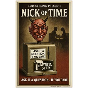 Nick of Time Print 11X17 - Mystischer Seher - Twilight Zone - Rod Serling