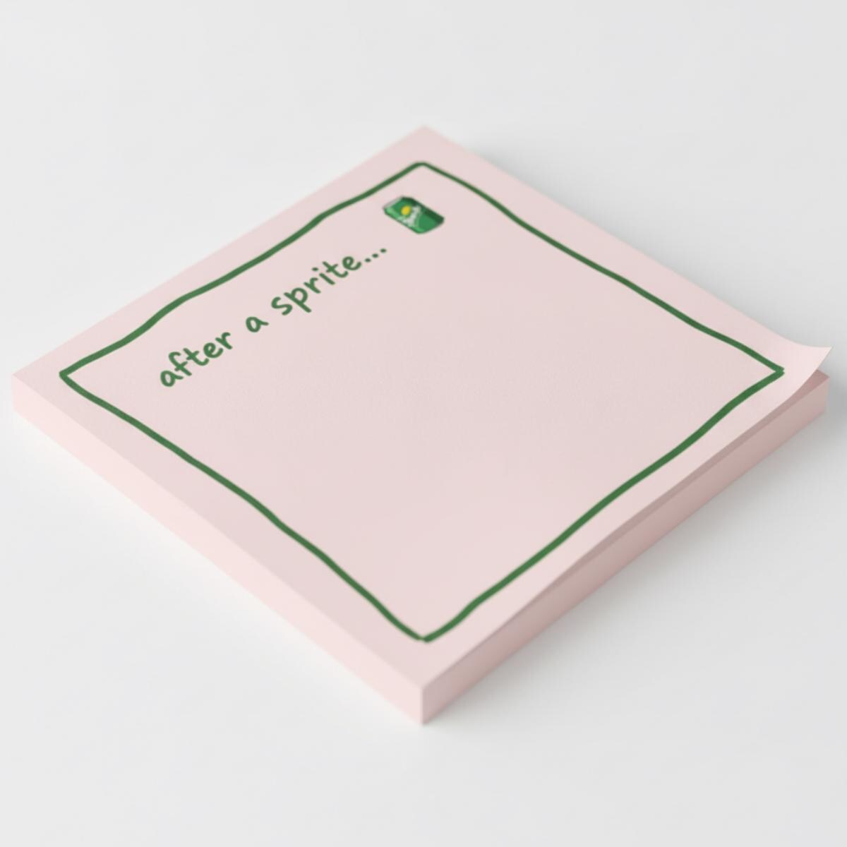 Notepad Sprite Sprite Notepad, Funny Desk Checklist Pad, Soda Lover Gift, Office Humor ...