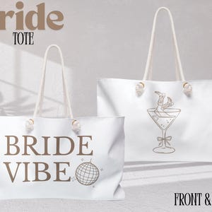 Bride Vibe Weekend Bag: Bachelorette Party Travel Tote