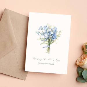 Mothers Day Card (Text Fully Customizeable)